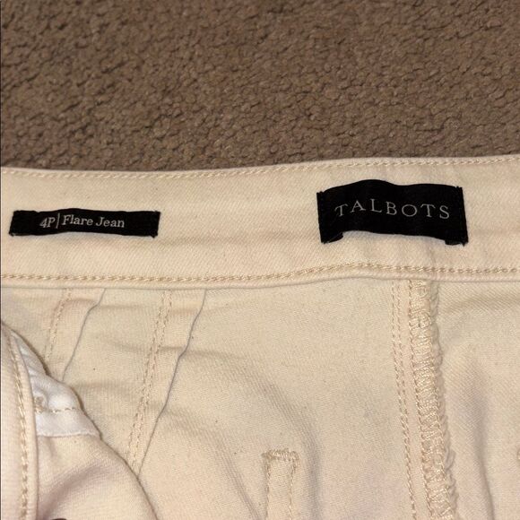 Talbots Flare Leg Sailor Jeans Size 4 Petite - Picture 4 of 11